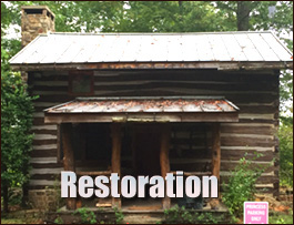 Historic Log Cabin Restoration  Toledo, Ohio